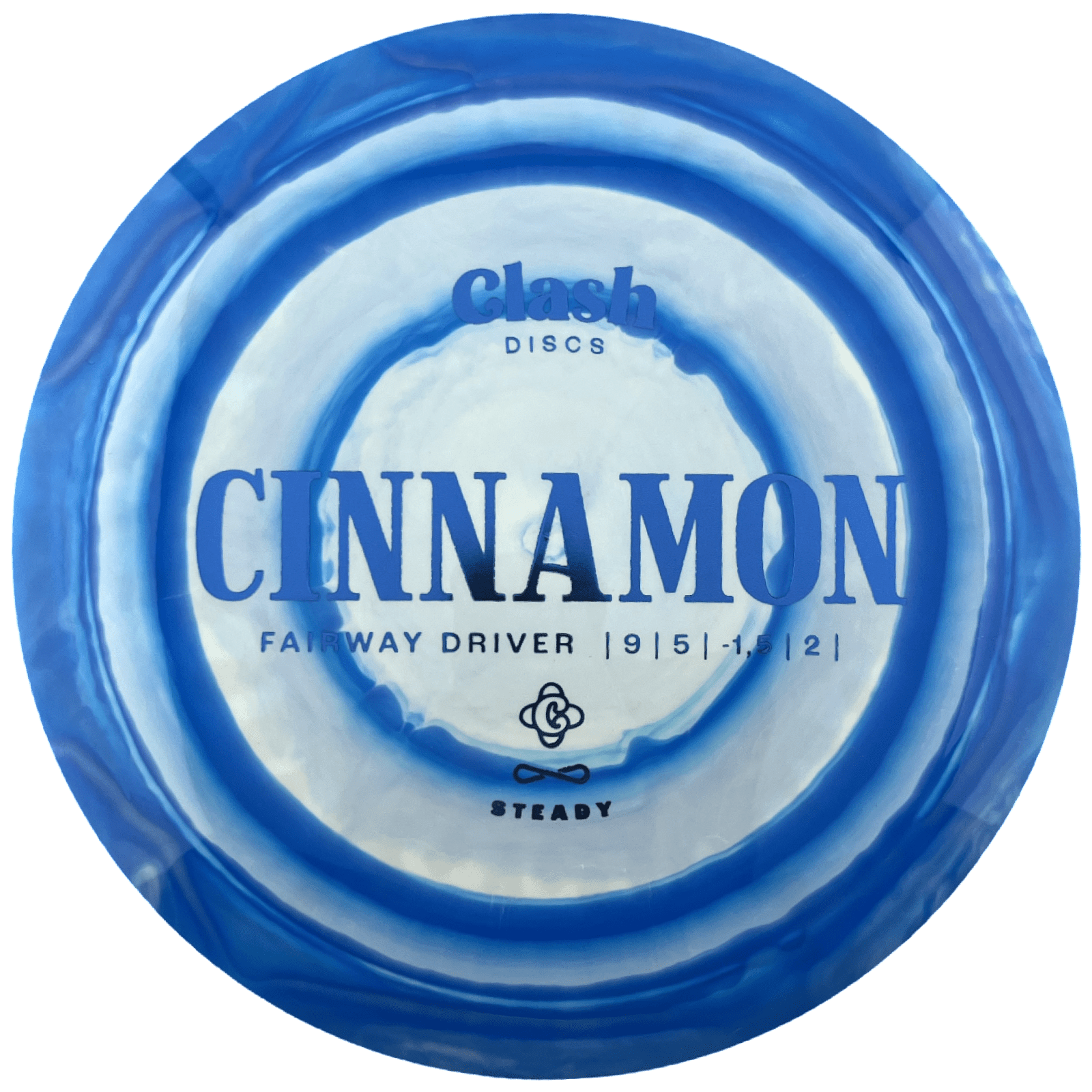 Blue Cinnamon Steady disc golf fairway driver